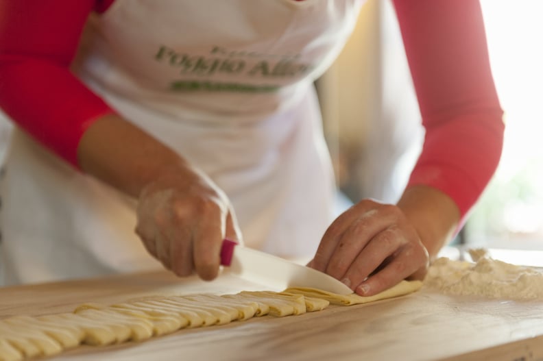 The homestretch: form the pasta.