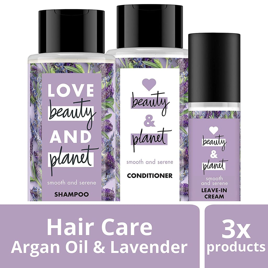 Love Beauty And Planet Smooth and Serene Shampoo, Conditioner and Leave In