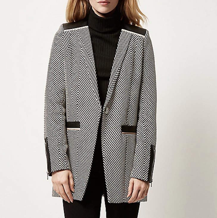 river island herringbone coat