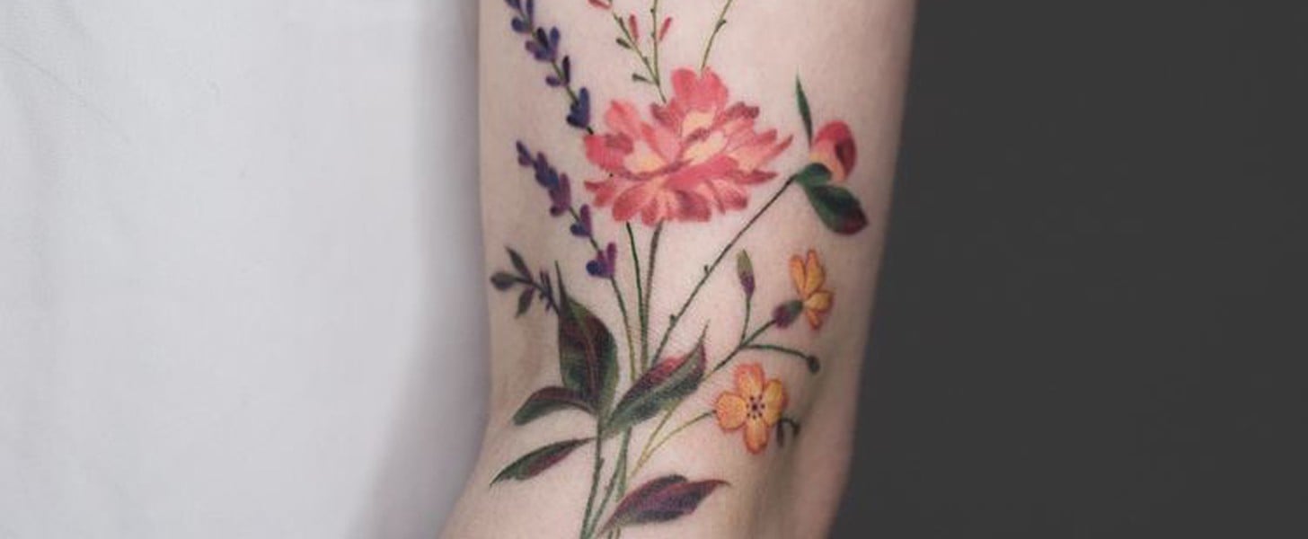 Wildflower Tattoo Ideas Popsugar Beauty