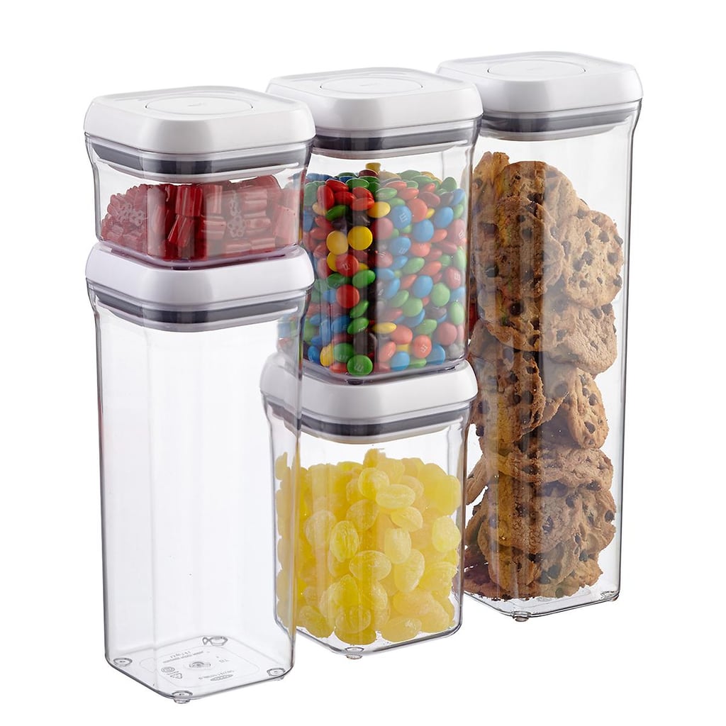 Kitchen: OXO Good Grips 5 Piece POP Canister Set Best Organization