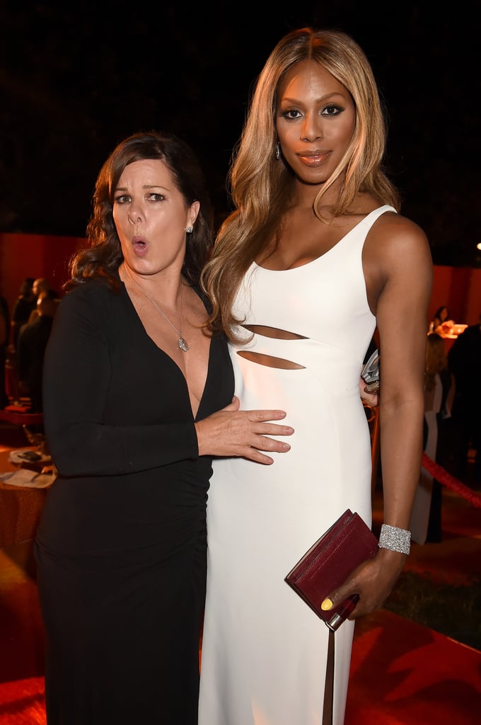 Marcia Gay Harden and Laverne Cox