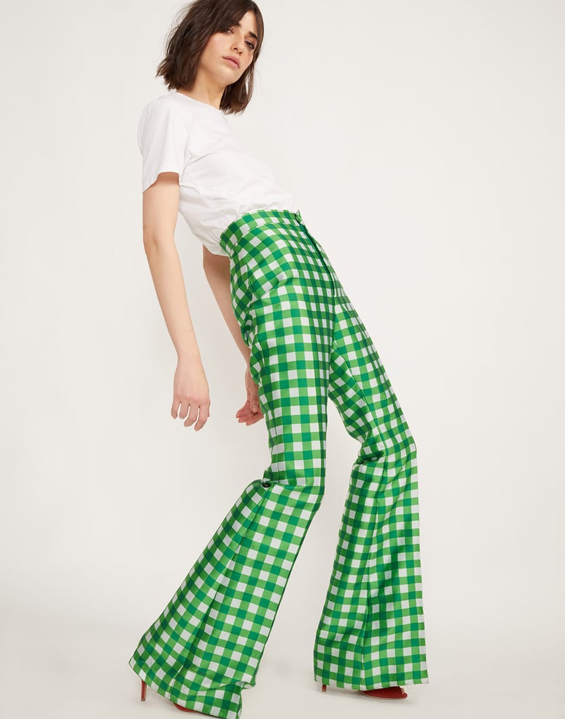 PS: What's your current uniform?
CR: I'm pretty low maintenance. I'm living in all of our new Tie Dye and Gingham flares and usually pair them with a t-shirt and platforms.