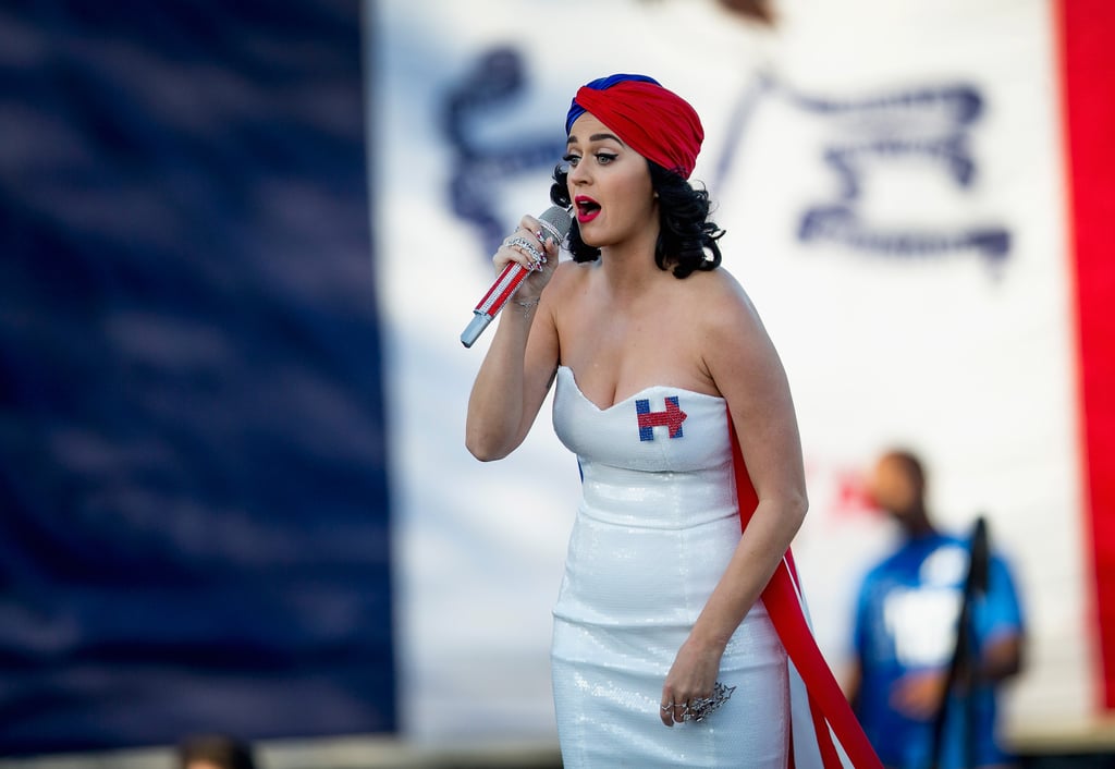 Katy Perry at Hillary Clinton Rally October 2015