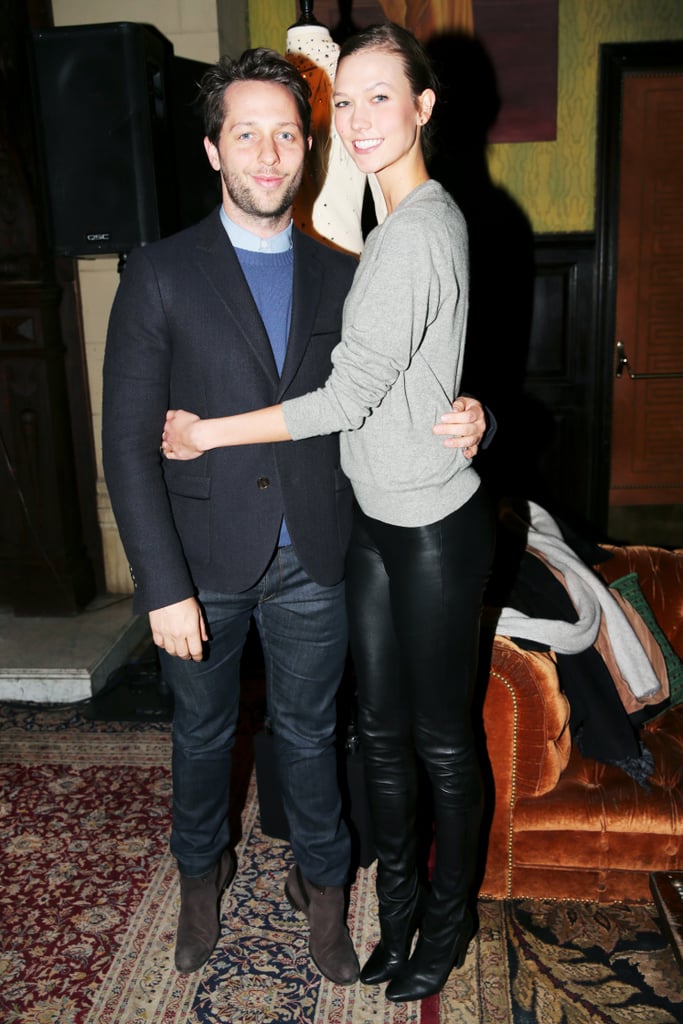 Derek Blasberg and Karlie Kloss at the Vintage Vanguard benefit.