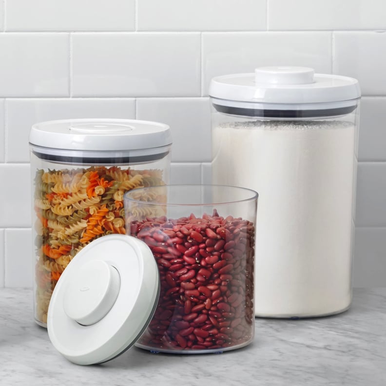 Oxo Pop 3pc Plastic Food Storage Container Set Clear : Target