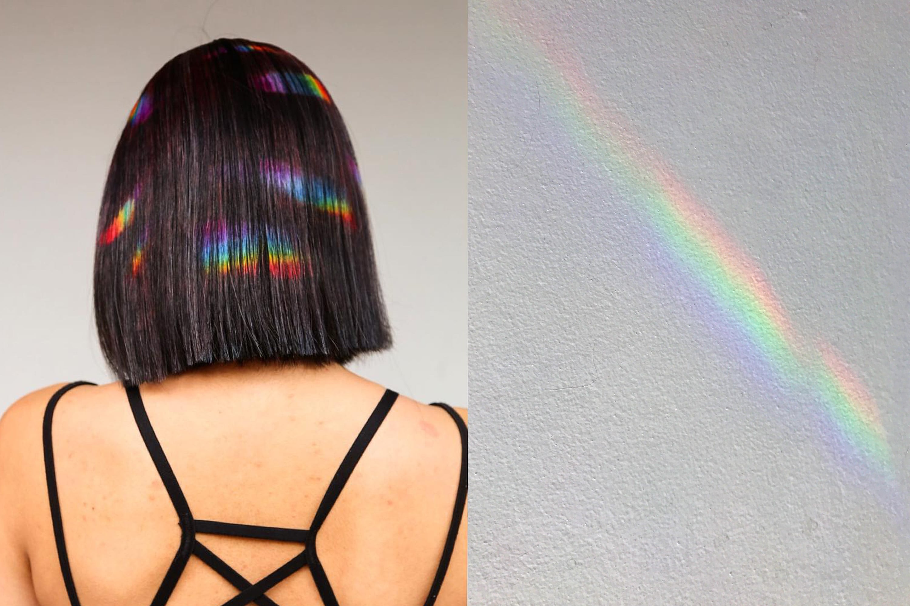 Rainbow Reflection Hair Trend