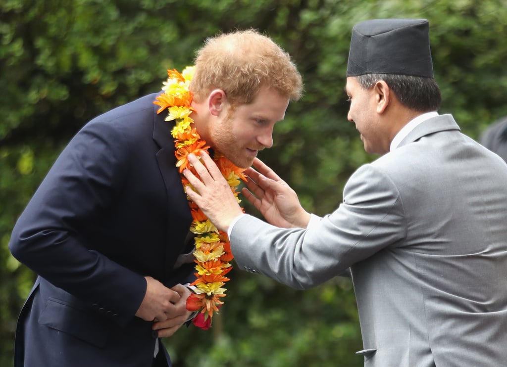 Prince Harry at the Embassy of Nepal in London March 2017