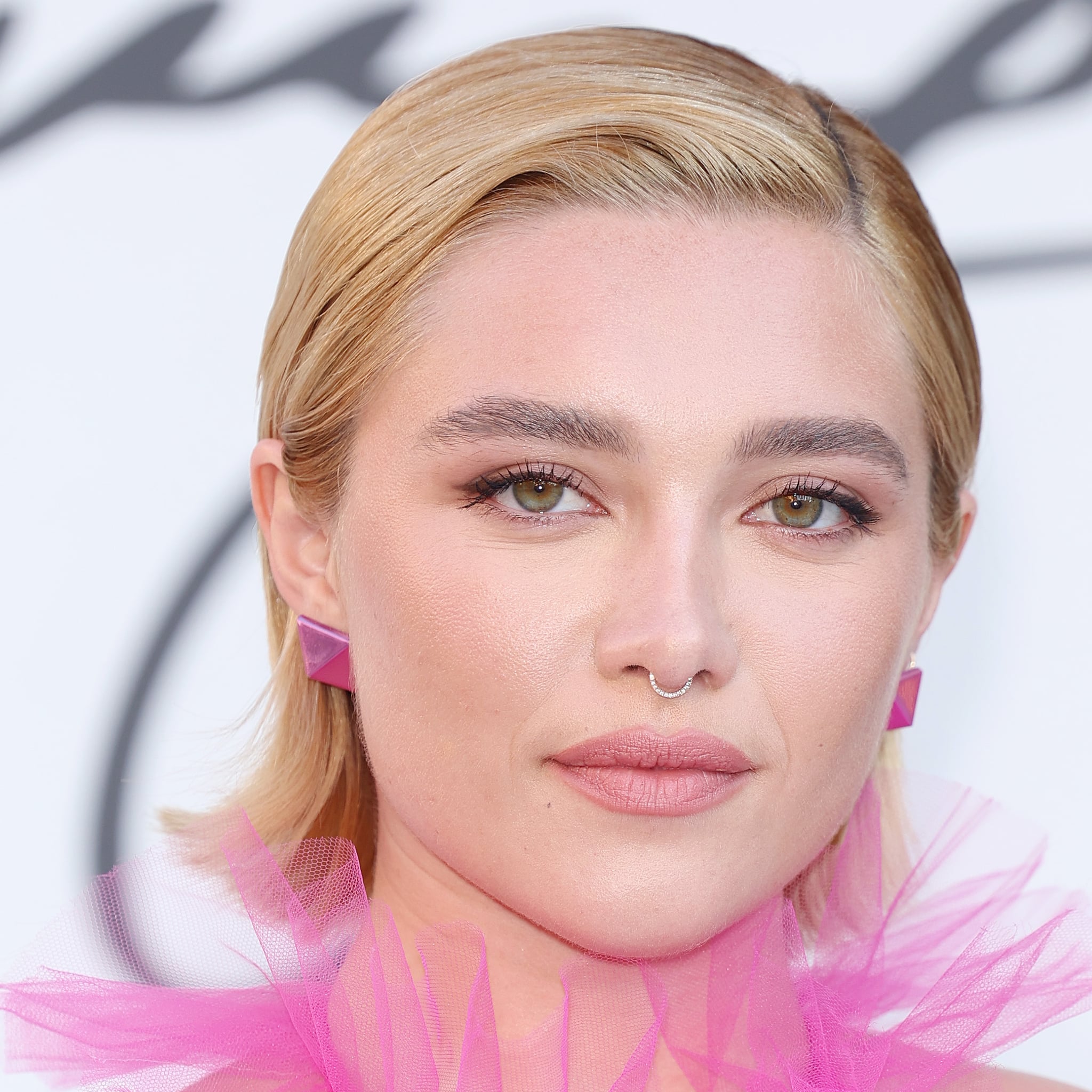Florence Pugh Took Barbiecore to the Next Level in a Completely Sheer Hot- Pink Gown—See Pics