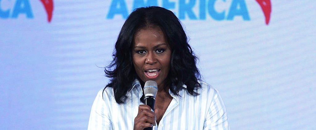 Michelle Obama Wearing Corset