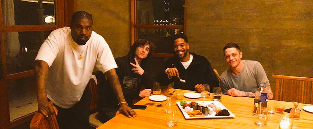 Timothée Chalamet, Kanye West, Pete Davidson, and Kid Cudi Walk Into a Restaurant . . .