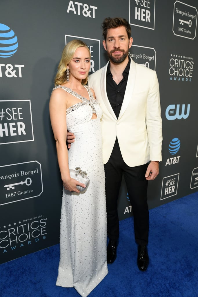 Emily Blunt and John Krasinski at the 2019 Critics' Choice