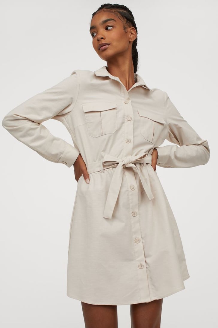 cotton dress hm
