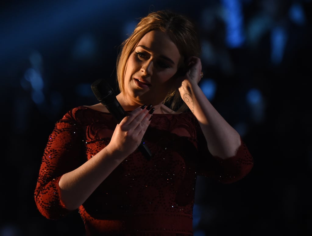 Adele at the Grammy Awards 2016