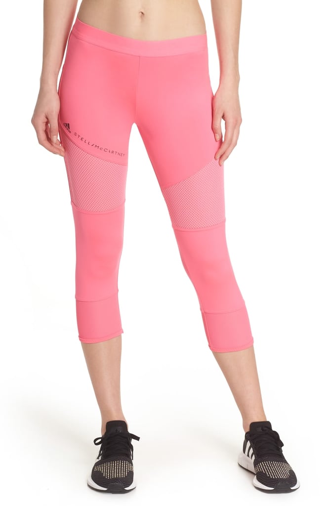 Adidas by Stella McCartney solar pink crop leggings