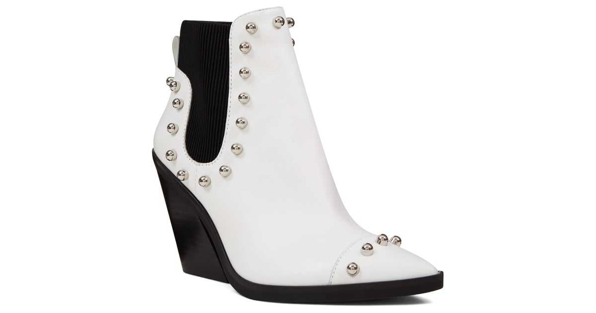nine west zoneout studded booties