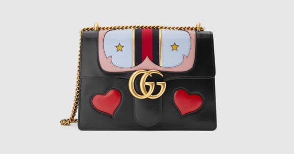 GG Marmont Leather Shoulder Bag