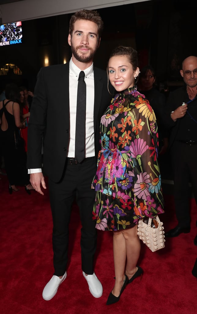 Miley Cyrus Moschino Dress at Thor Premiere 2017