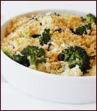 Broccoli and Cauliflower Gratin With Cheddar Cheese