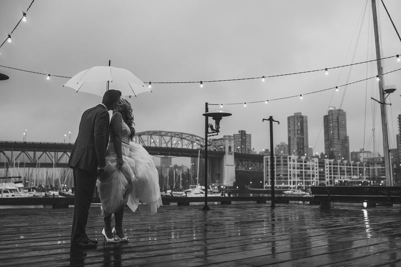 Rainy Wedding in Vancouver