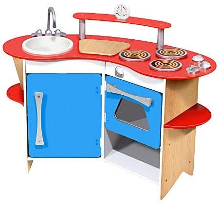 melissa & doug cook's corner wooden kitchen