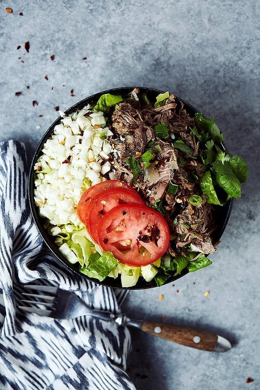 Keto: Slow-Cooker Shredded Beef