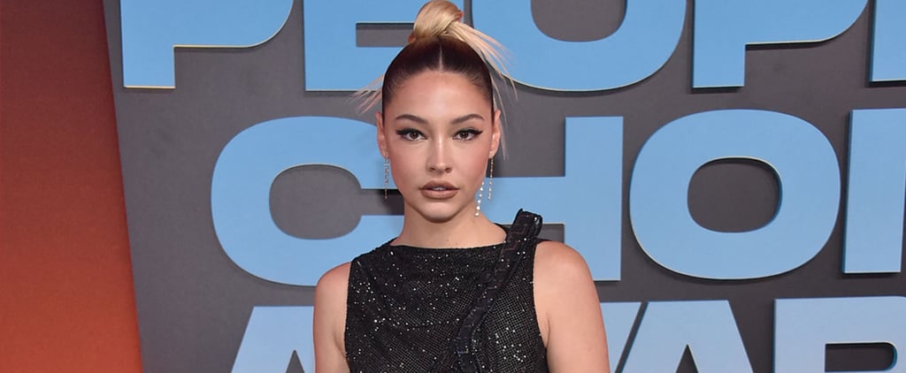 Whoa! We Need a Moment to Process Madelyn Cline's Asymmetrical Versace Dress at the PCAs
