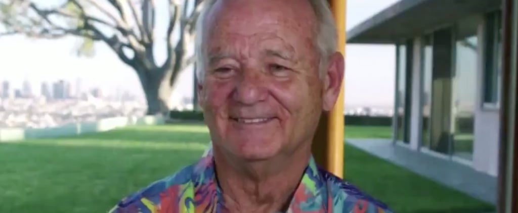 比尔·默里身着夏威夷衬衫亮相金球奖