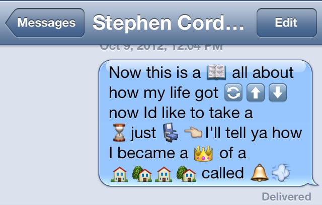 funny emoji conversations
