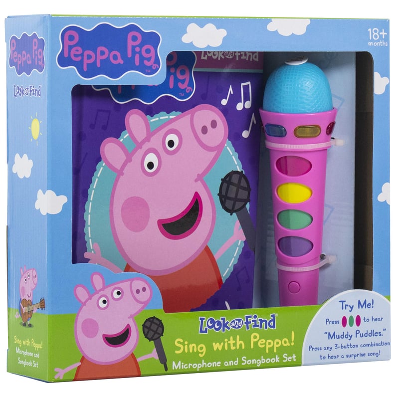 For the Singer: Sing with Peppa! Microphone and Look and Find Sound Activity Book Set