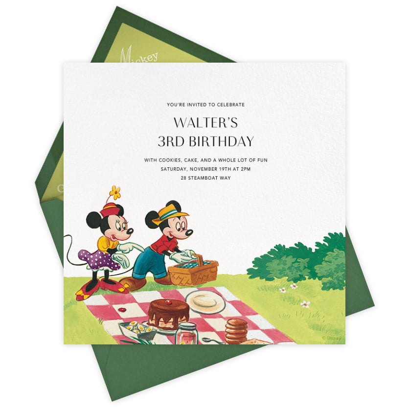 Mickey and Minnie Mouse