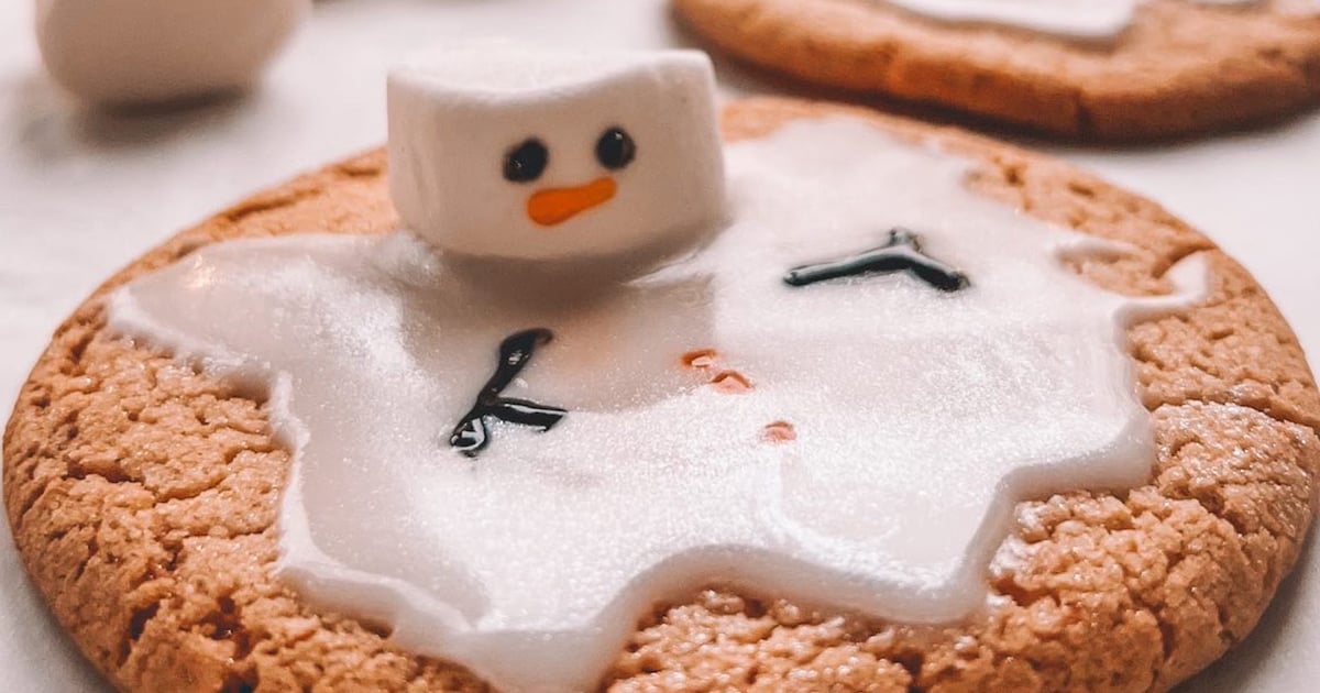 How to Make Melted Snowman Sugar Cookies From TikTok POPSUGAR Food