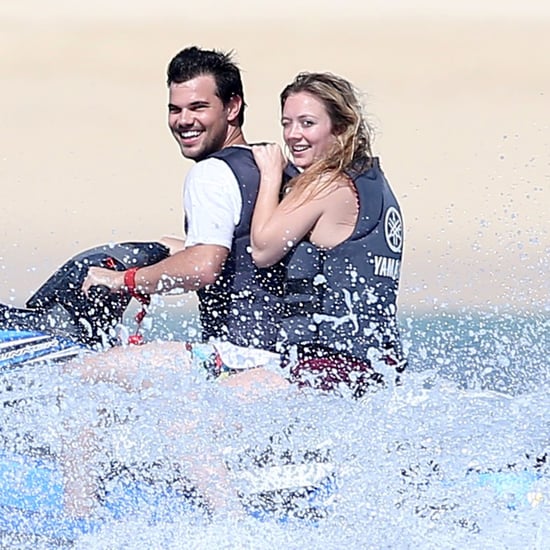 Billie Lourd and Taylor Lautner in Mexico Pictures Jan. 2017