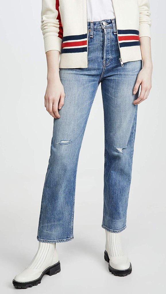 Rag & Bone Maya High-Rise Ankle Straight Jeans