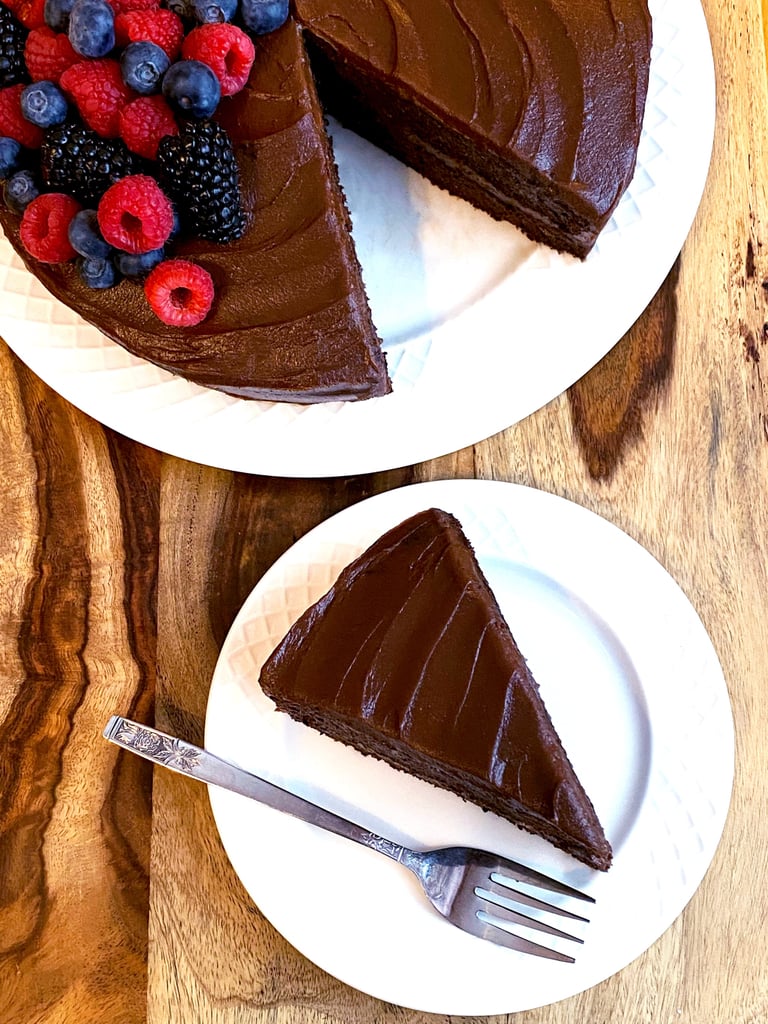Vegan Sugar-Free, Gluten-Free Chocolate Cake