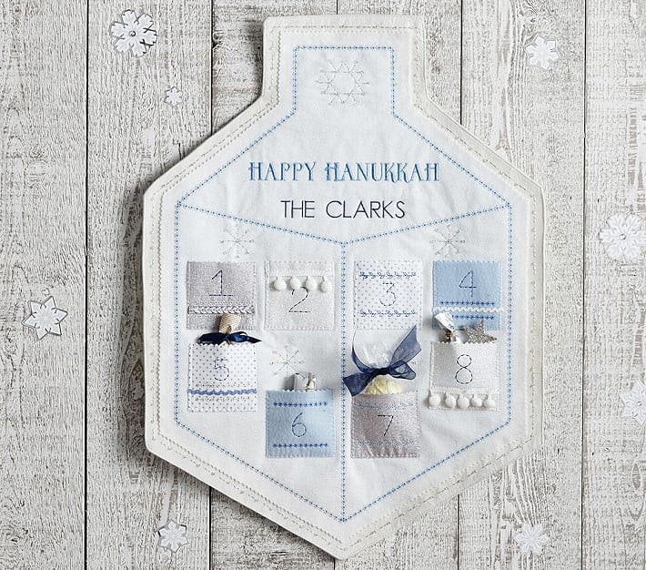 Pottery Barn Kids' Hanukkah Dreidel Countdown Calendar