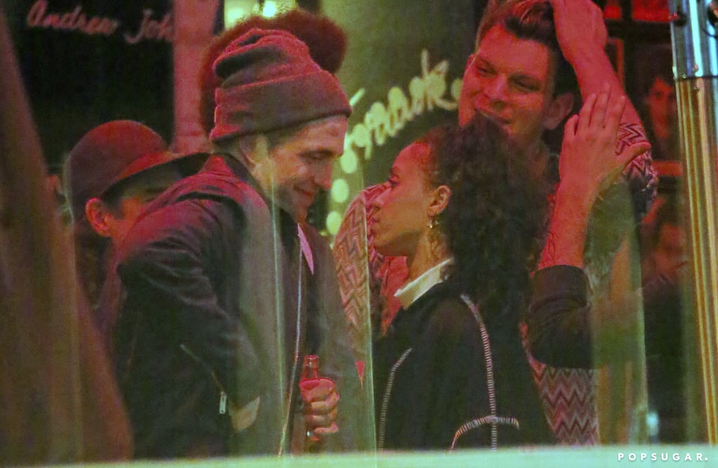 Robert Pattinson and FKA Twigs Kissing in LA