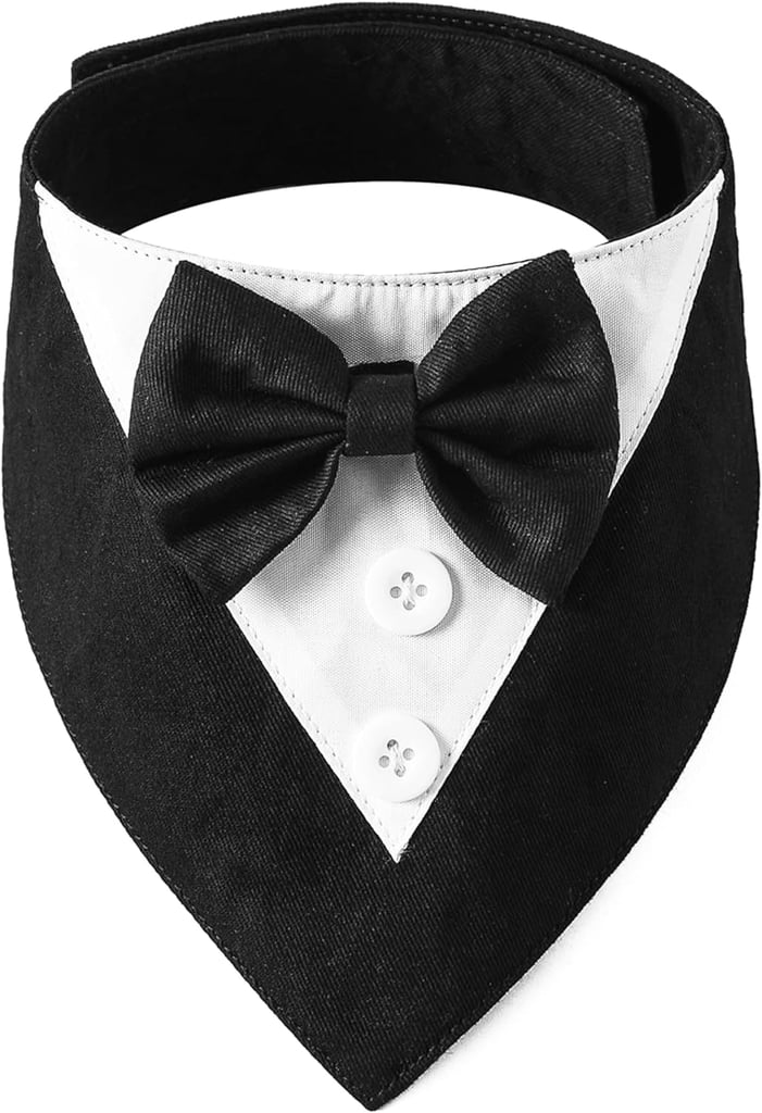Adoggygo Formal Dog Tuxedo Wedding Dog Bandana