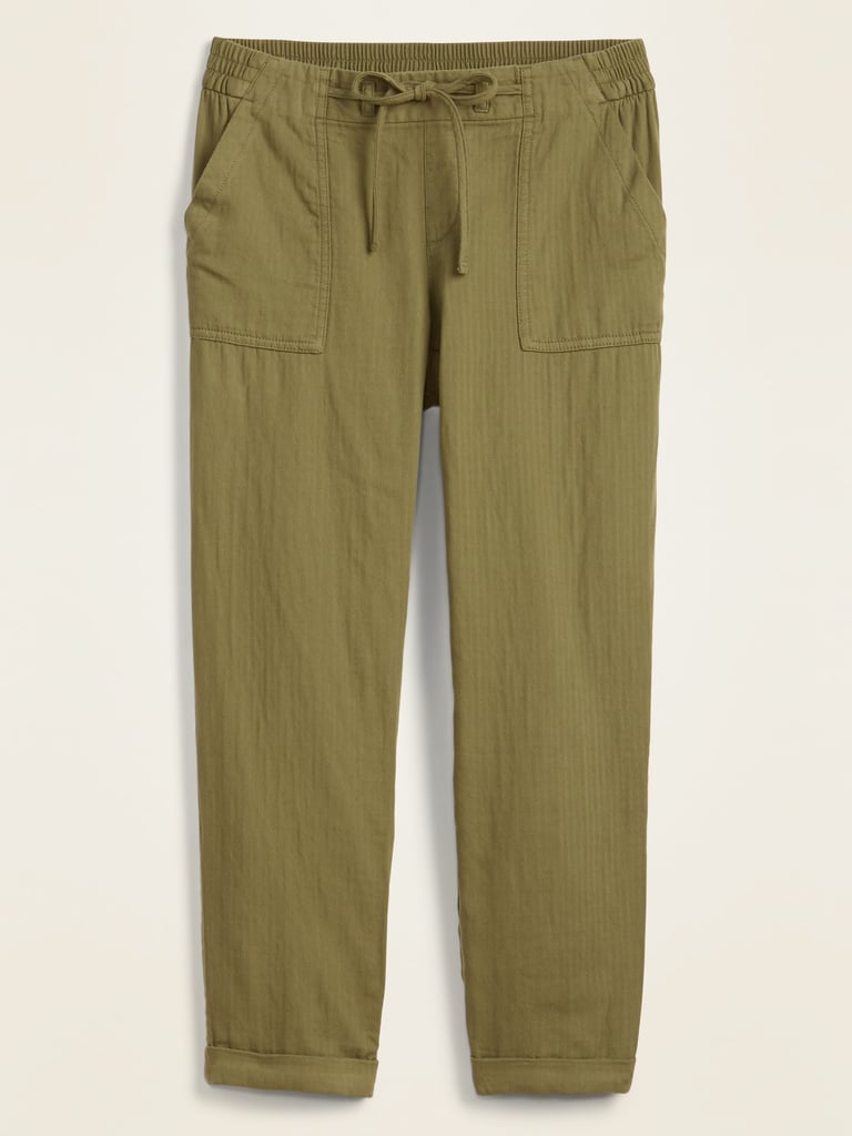 Old Navy Mid-Rise Soft-Twill Utility Pants