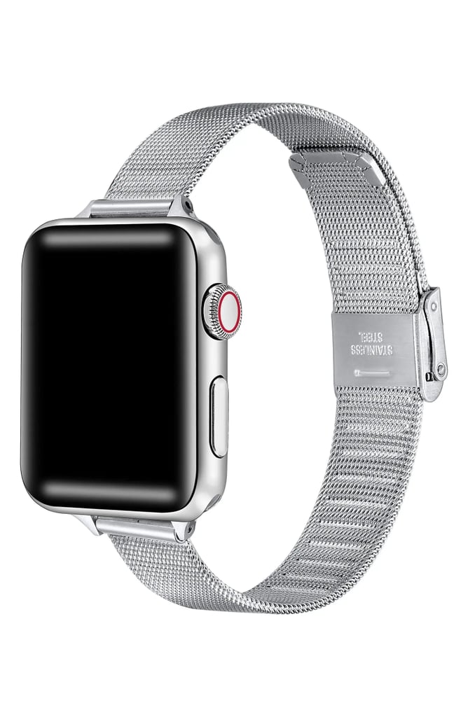 Blake Stainless Steel Apple Watch Watchband in Silver