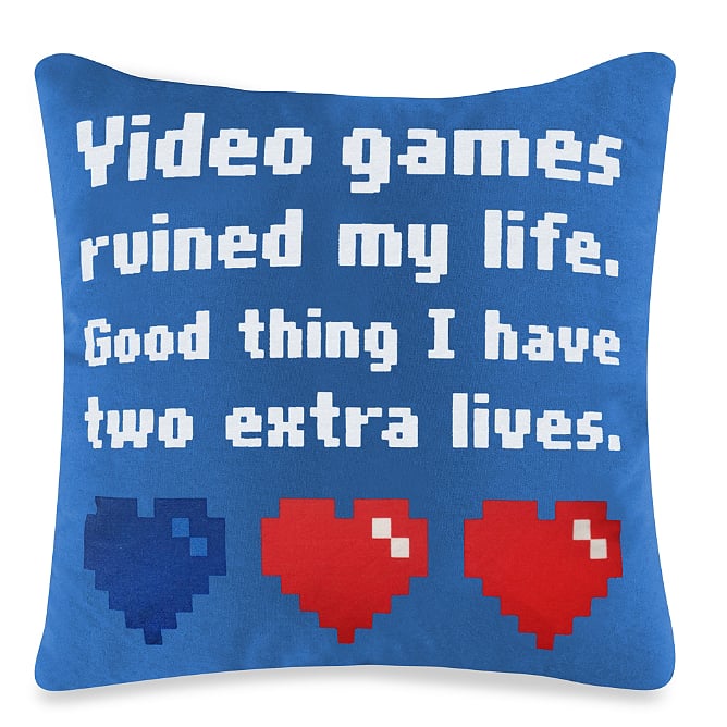More than one Zelda fan can relate to this pillow ($10, originally $15) that'll get guests talking next time they're over for a gaming marathon.