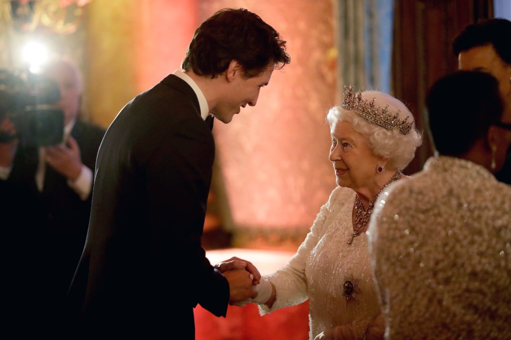 Justin Trudeau and Queen Elizabeth