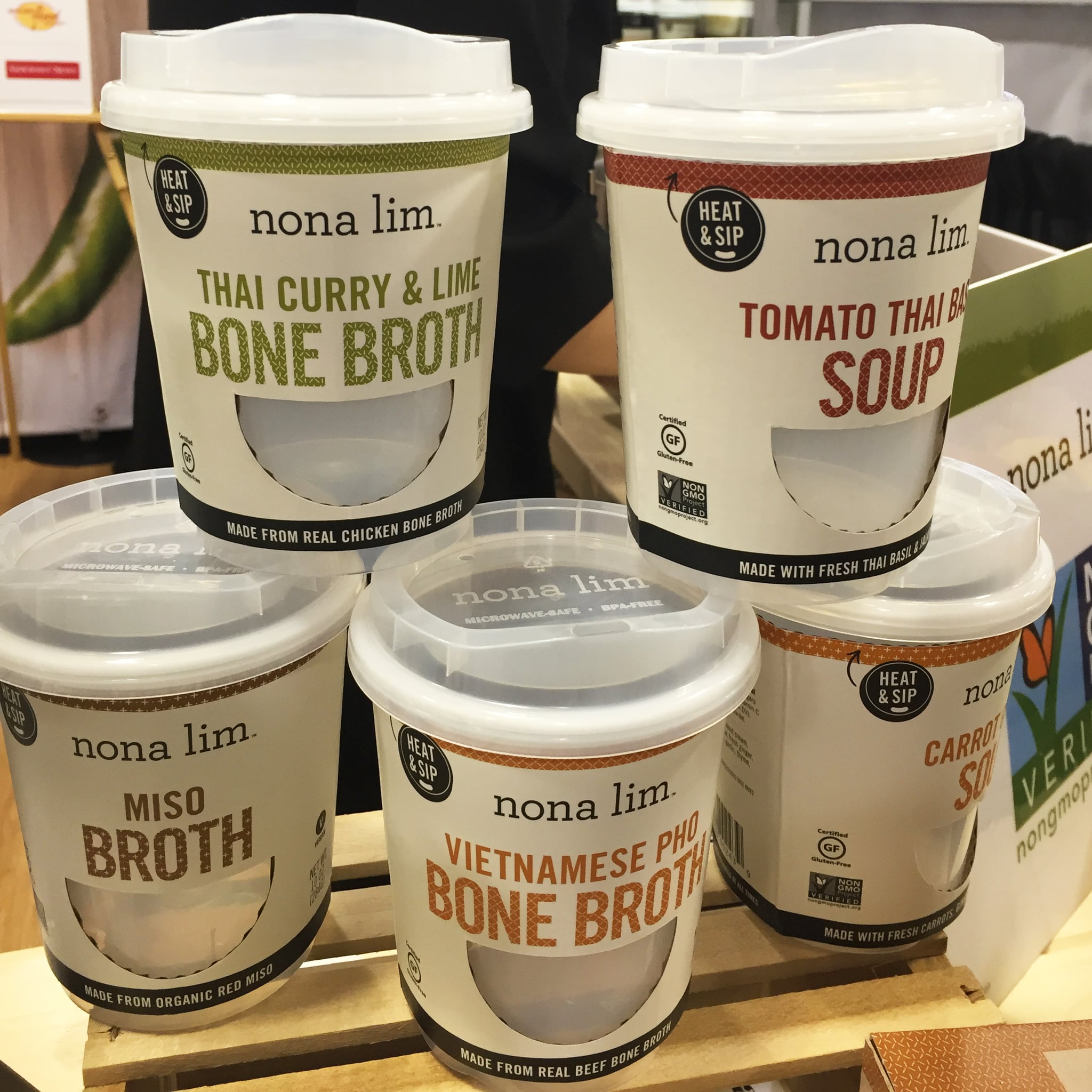 Sip And Go Soup Cups: Convenient, Ready, Non-GMO // Nona Lim