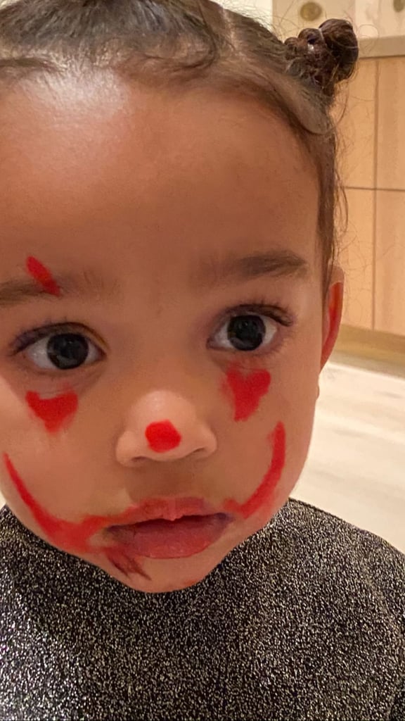 North West Gave Her Siblings Messy Pennywise Makeovers