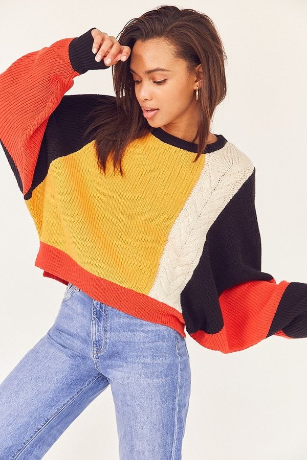 Ecote Colorblock Sweater