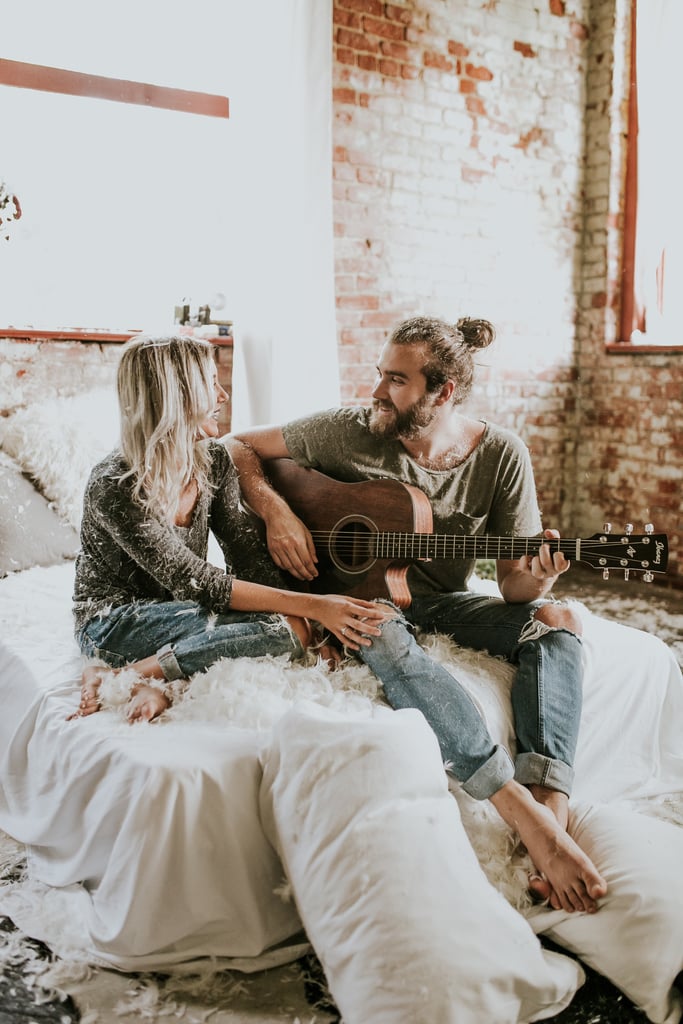 Cozy Engagement Photo Shoot In A Loft Popsugar Love And Sex Photo 57 4139