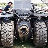 christian bale batman batmobile