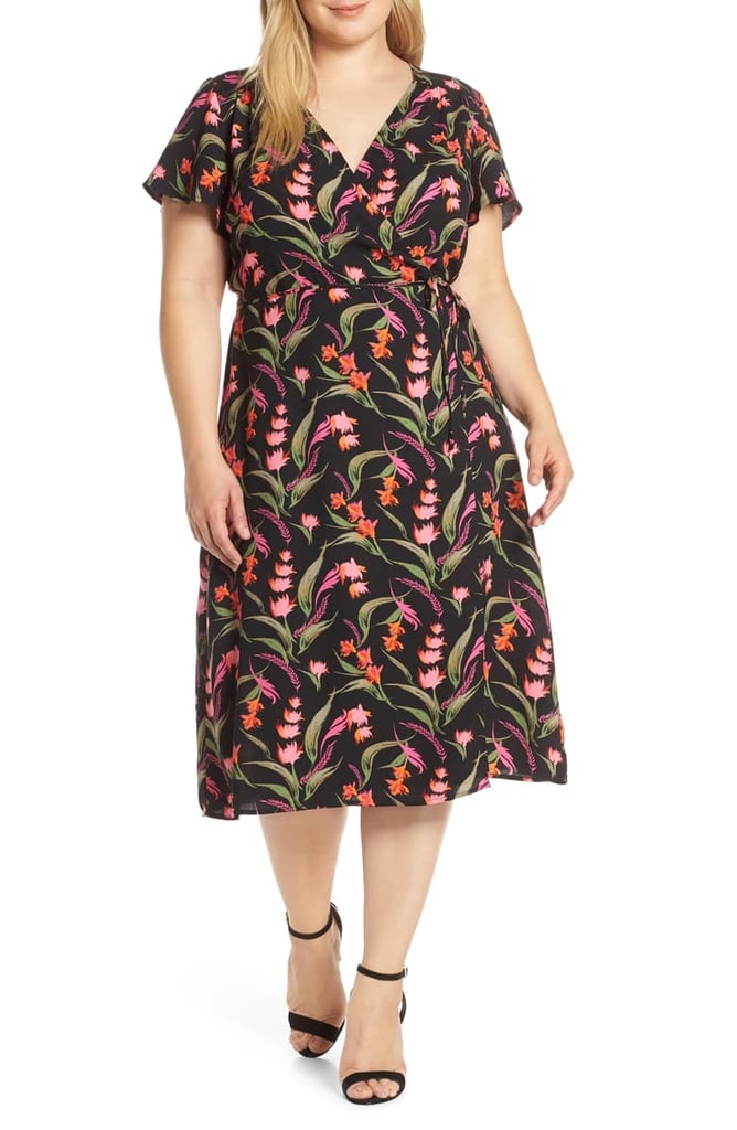 Leith Midi Wrap Dress