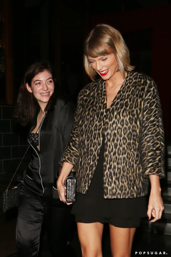Lorde and Taylor Swift Leaving Dinner in LA March 2016