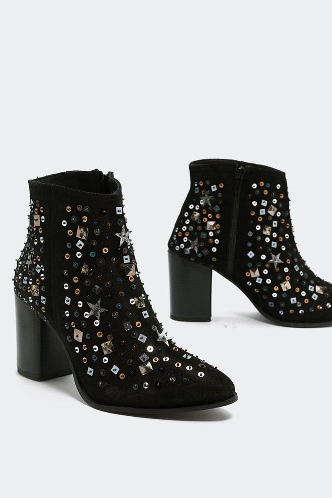 Nasty Gal The Best By Star Sequin Boot | How to Wear Sequins During the ...